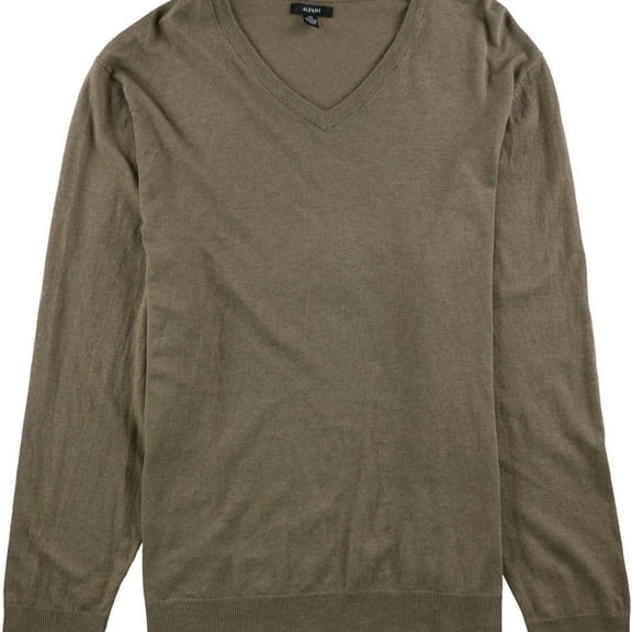 Alfani Mens Regular Fit Pullover Sweater, Brown, XX-Large