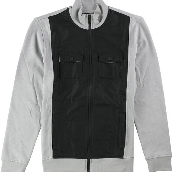 Alfani Mens Reyes Mixed-Media Shirt Jacket