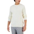 thumbnail image 1 of Alfani Mens Ribbed Marble Crewneck Sweater Vanilla Ice 2XL, 1 of 1