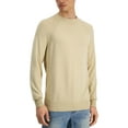 thumbnail image 1 of Alfani Men's Ribbed Raglan Sweater Brown Size XX Large, 1 of 2