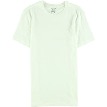 Alfani Mens SS Basic T-Shirt, White, Small