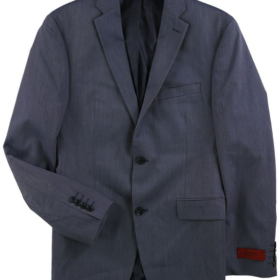 Alfani Mens Slim Fit Two Button Blazer Jacket, Blue, 38 Regular