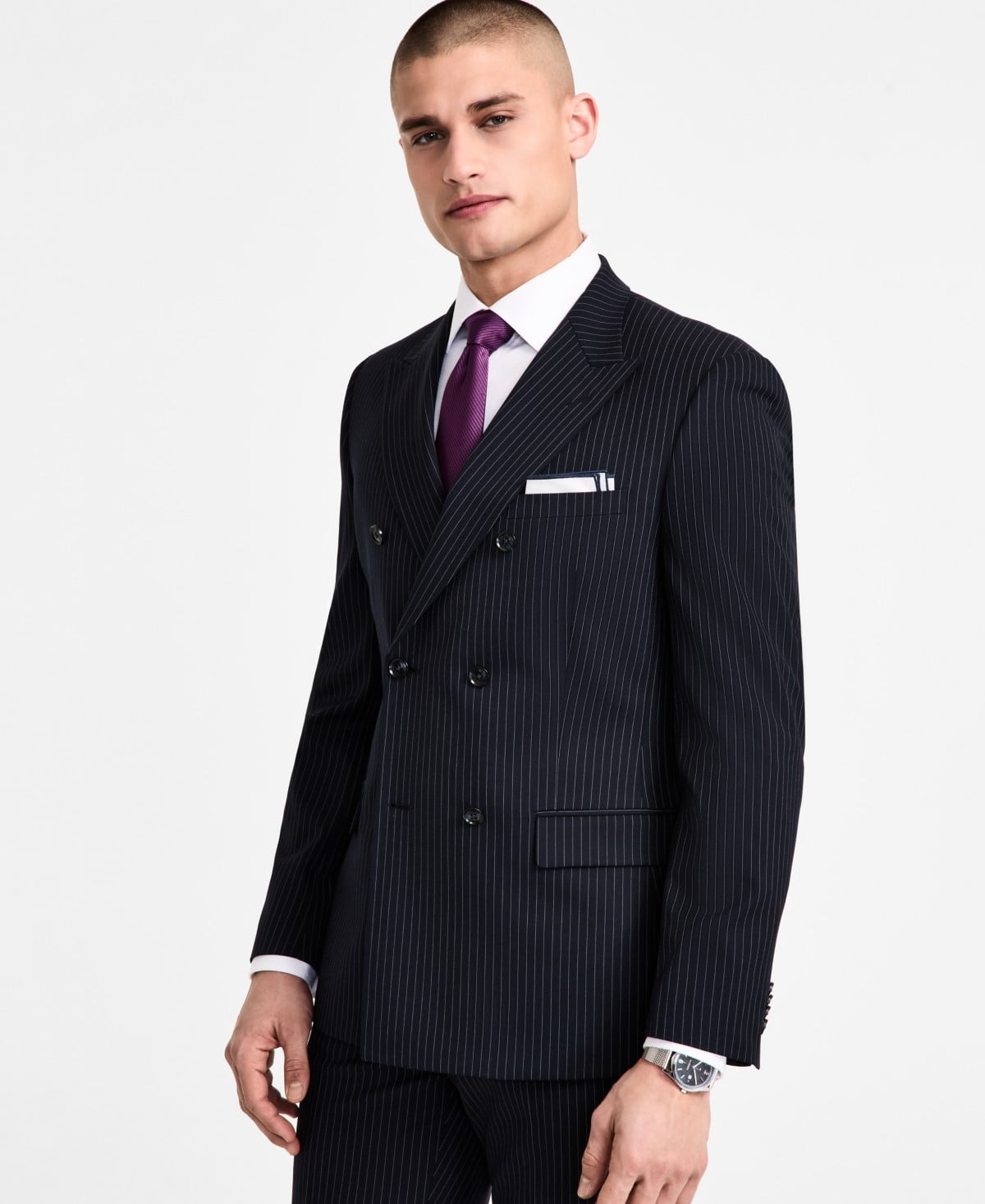 Double Breasted Suit Pinstripe