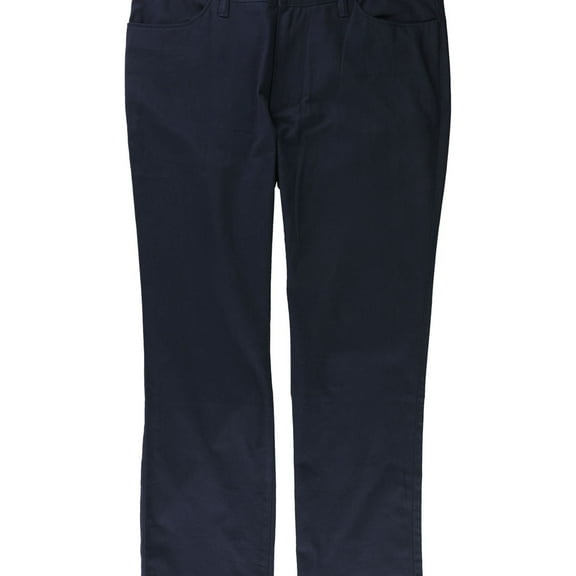 Alfani Mens Solid Casual Chino Pants, Blue, 32W x 30L