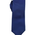 thumbnail image 1 of Alfani Mens Solid Silk Self-tied Necktie, Blue, One Size, 1 of 1