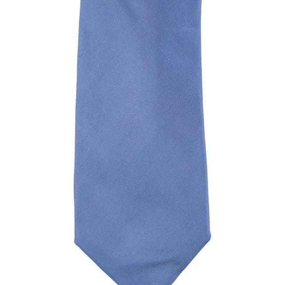 Alfani Mens Solid Silk Self-tied Necktie, Blue, One Size