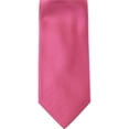 thumbnail image 1 of Alfani Mens Solid Silk Self-tied Necktie, Pink, One Size, 1 of 3