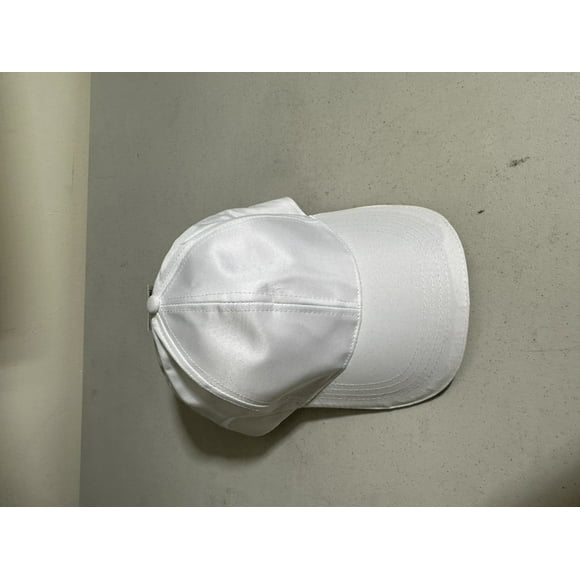 Alfani Mens Solid White Baseball Hat-OS