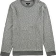 thumbnail image 1 of Alfani Mens Star Slub Sweatshirt, Grey, Large, 1 of 2