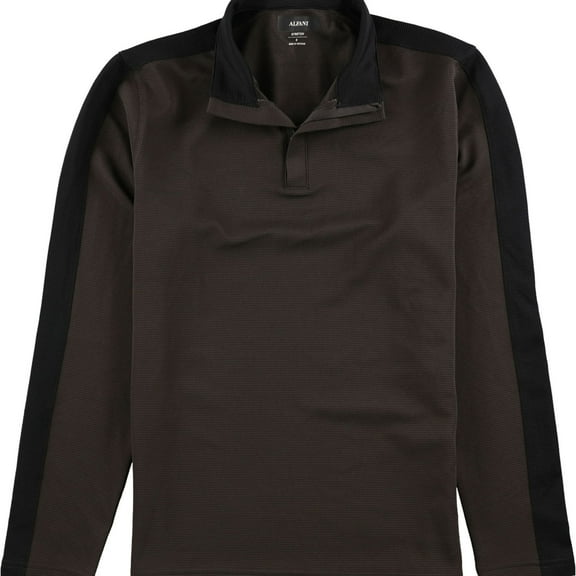 Alfani Mens Stripe Pullover Sweater, Brown, Medium