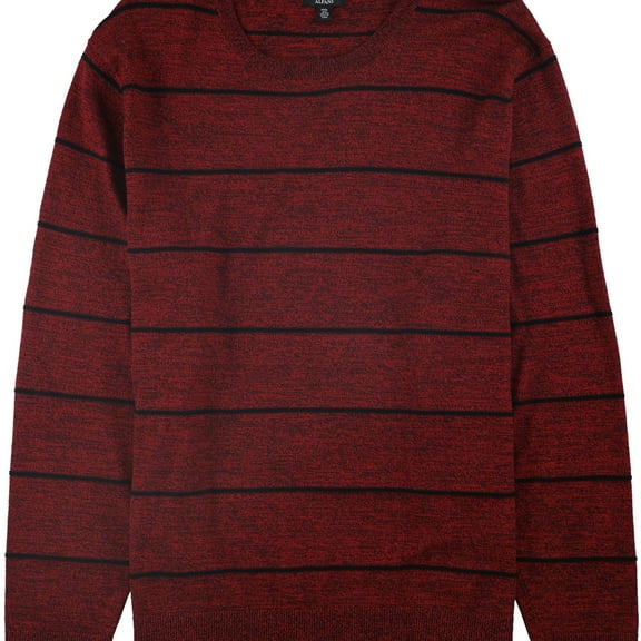 Alfani Mens Stripe Pullover Sweater, Red, XXX-Large