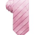 thumbnail image 1 of Alfani Mens Stripe Self-tied Necktie, Pink, One Size, 1 of 1