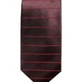 thumbnail image 1 of Alfani Mens Stripe Self-tied Necktie, Red, One Size, 1 of 1