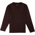 thumbnail image 1 of Alfani Mens Striped Knit Pullover Sweater, Red, X-Large, 1 of 2