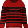 thumbnail image 1 of Alfani Mens Striped Knit Sweater, Multicoloured, Medium, 1 of 1