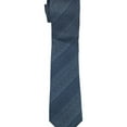 thumbnail image 1 of Alfani Mens Striped Silk Self-tied Necktie, Blue, One Size, 1 of 2