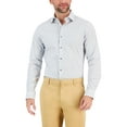 thumbnail image 1 of Alfani Mens Striped Stretch Button-Down Shirt, 1 of 2