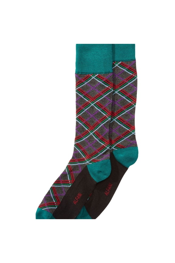 Mens Tech Midweight Socks, Green, 10-13