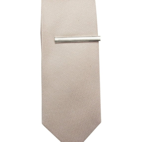 Alfani Mens Text Prom Self-tied Necktie, Beige, One Size