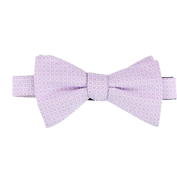 Alfani Mens Texture Geometric Self-tied Bow Tie, Purple, One Size