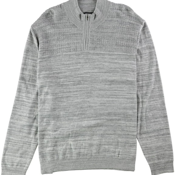 Alfani Mens Textured Pullover Knit Sweater, Grey, XXX-Large