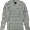 thumbnail image 1 of Alfani Mens Textured Pullover Sweater, Grey, Medium, 1 of 2