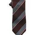 thumbnail image 1 of Alfani Mens Tremont Stripe Self-tied Necktie, Red, One Size, 1 of 1