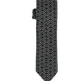 thumbnail image 1 of Alfani Mens Trista Triangle Self-tied Necktie, Black, One Size, 1 of 2