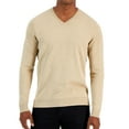 thumbnail image 1 of Alfani Mens V-Neck Ribbed Trim Sweater, 1 of 2