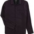 thumbnail image 1 of Alfani Mens Vernon Button Up Shirt, Purple, Small, 1 of 1