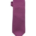 thumbnail image 1 of Alfani Mens Zig Zag Self-tied Necktie, Purple, One Size, 1 of 1