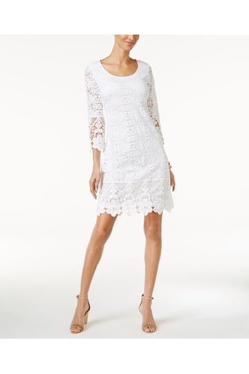 alfani white lace dress Alfani lace dress