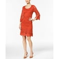 thumbnail image 1 of Alfani Petite Crochet Shift Dress Tropical Reef PXS, 1 of 1