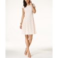 thumbnail image 1 of Alfani Petite Lace Fit Flare Dress Silver Peony 0P, 1 of 1