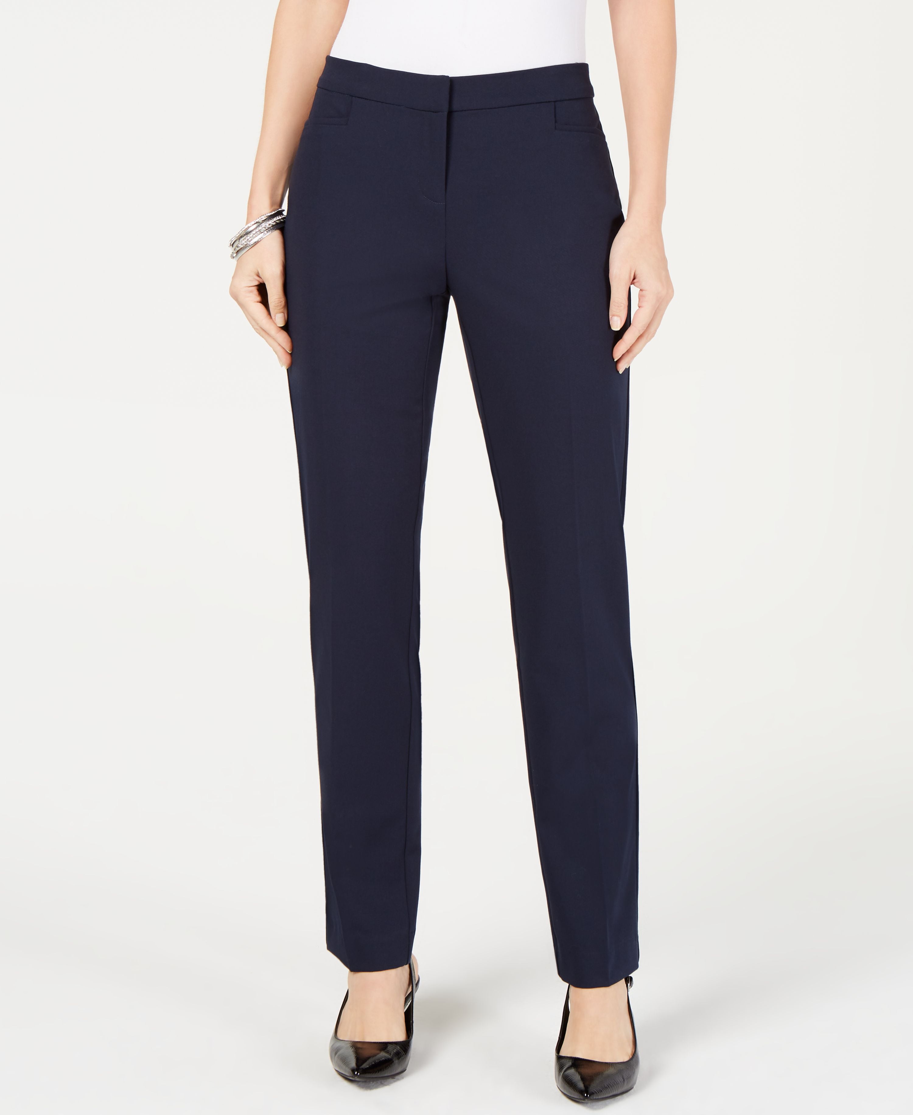 Straight Leg Alfani Petite Pants Alfani Petite Cropped Straight