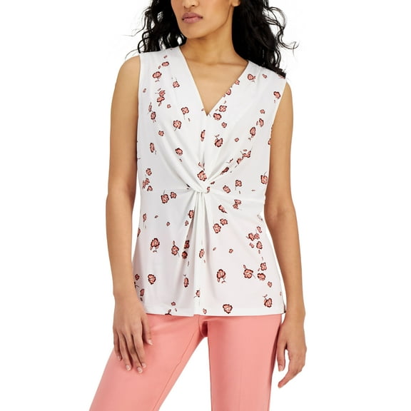 Alfani Petite Twist Front Top Dit Brz Su PS