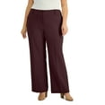 thumbnail image 1 of Alfani Plus Petite Plus Size Curvy Bootcut Tummy Control Pants Rich Malbec 14W, 1 of 1