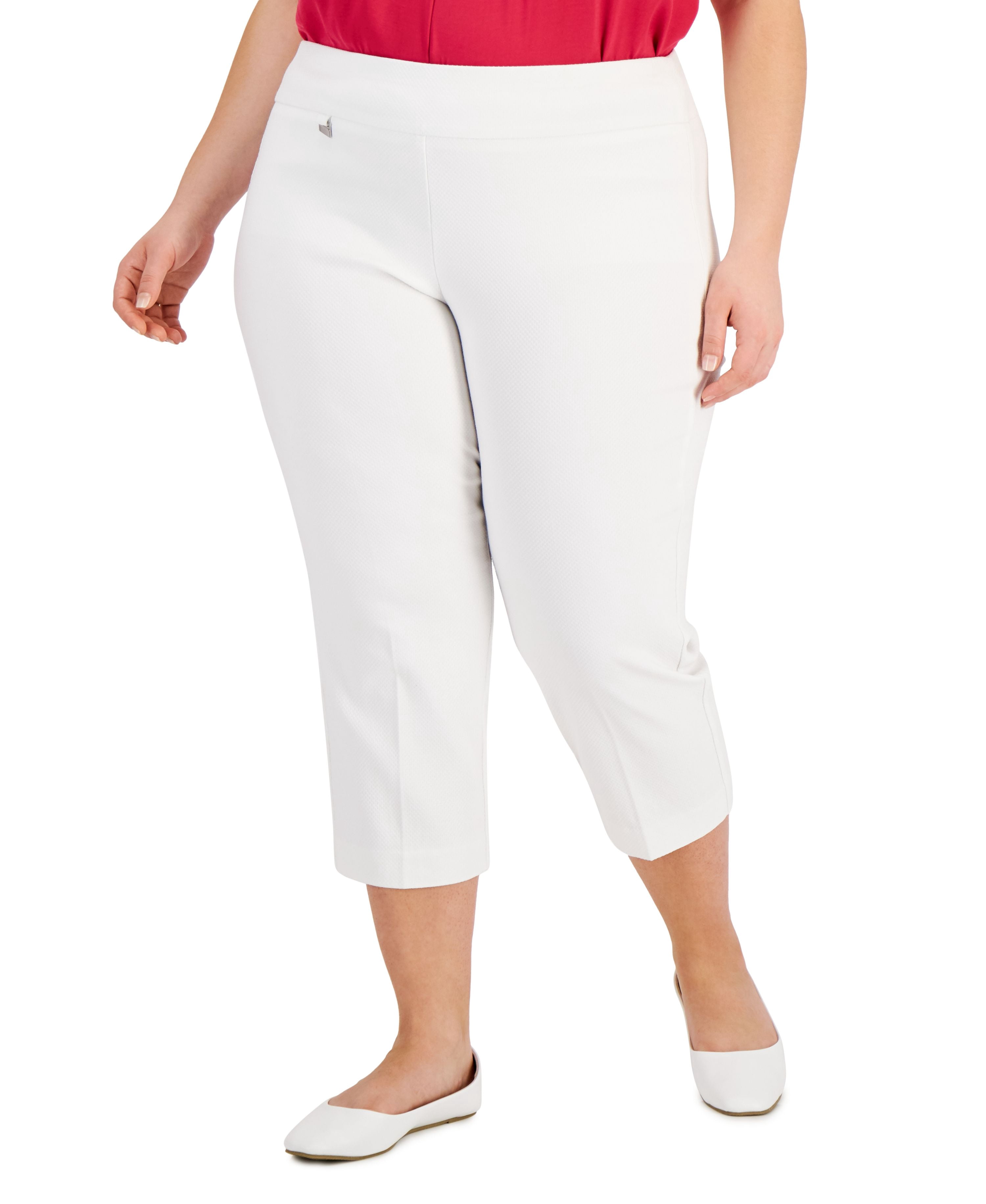 Alfani Plus Size Capris in Plus Size Pants - Walmart.com