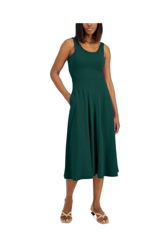 Plus Size Tank Dress Rain Forest 2X