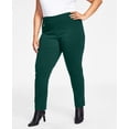 thumbnail image 1 of Alfani Plus Size Tummy Control Pull On Skinny Pants Rain Forest 20W, 1 of 1