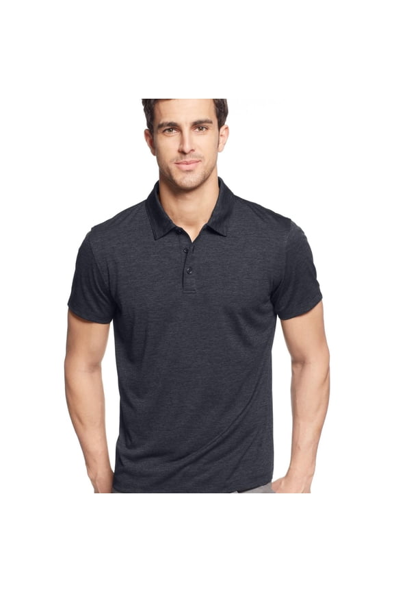 Mens Ethan Performance Polo Shirt, Grey, Small