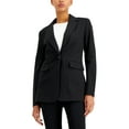thumbnail image 1 of Alfani Ponte Knit Blazer Deep Black XS, 1 of 1