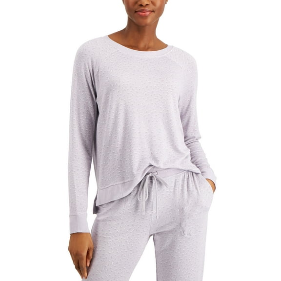 Alfani Printed Sleep Top Funky Anml Orch M