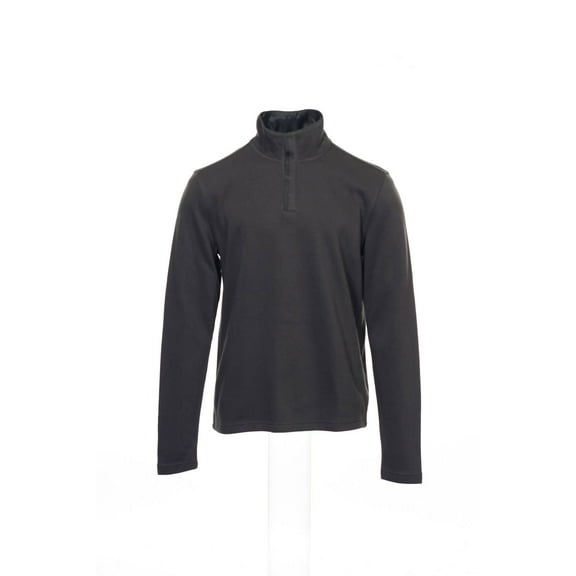 Alfani Red Brown Half Zip Sweatshirt 1/2 , Size Medium