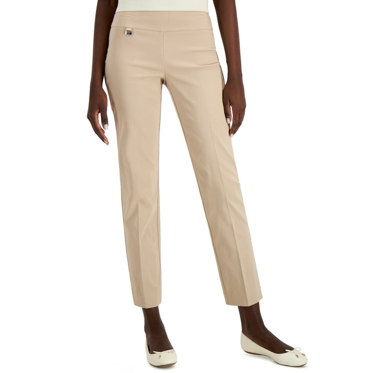 Alfani straight leg comfort waist pants online