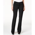 thumbnail image 1 of Alfani Women's Petite Faux-Leather-Trim Wide-Leg Trousers  Blue Size 20X5, 1 of 3