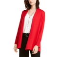 thumbnail image 1 of Alfani Women's Snap-Sleeve Open Cardigan  Red Size Small, 1 of 3