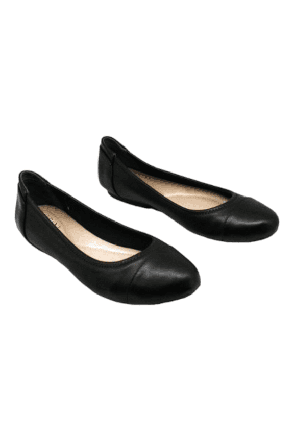 Women's Step 'N Flex Tavii Flats: Chic Comfort in Black Smooth