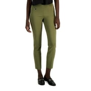 ALFANI Women's Tummy-Control Pull-On Skinny Pants Burnt Olive Petite Size 10P