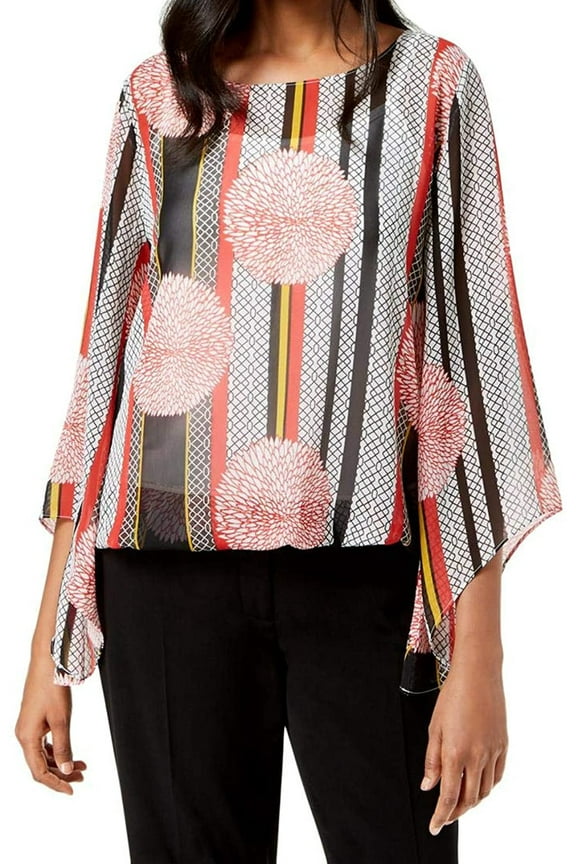 Womens Angel Sleeve Blouson Top